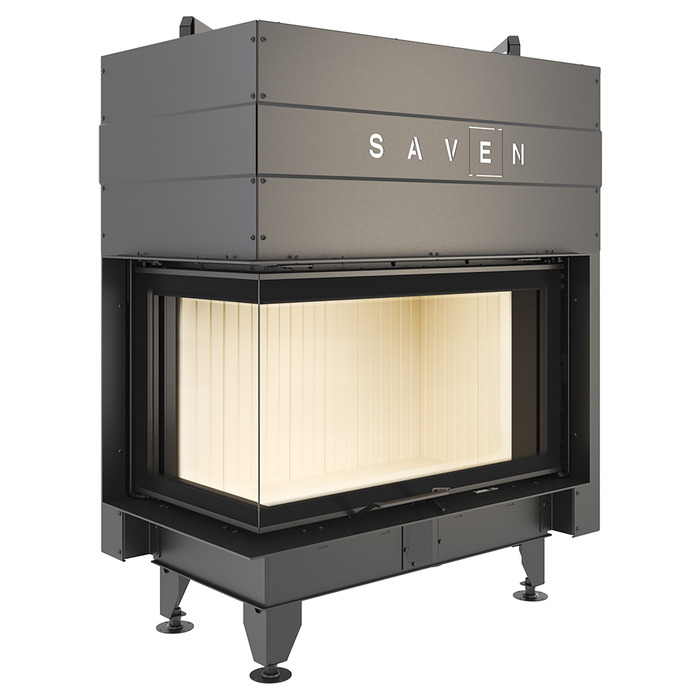 Fireplace insert SAVEN Energy Up 85x50x47L (17,0 kW) ECO. Photo 6