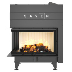Fireplace insert SAVEN Energy Up 85x50x47L (17,0 kW) ECO. Photo 4