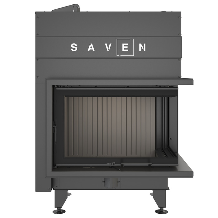 Fireplace insert SAVEN Energy Up 75x50x47R Black (15,1 kW) ECO. Photo 4