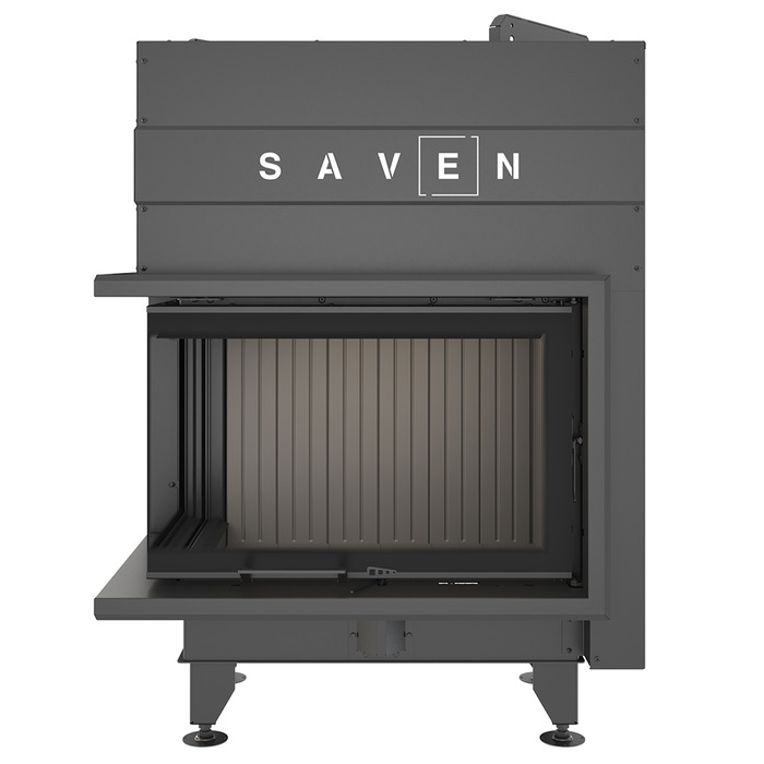 Fireplace insert SAVEN Energy Up 75x50x47L Black (15,1 kW) ECO. Photo 4