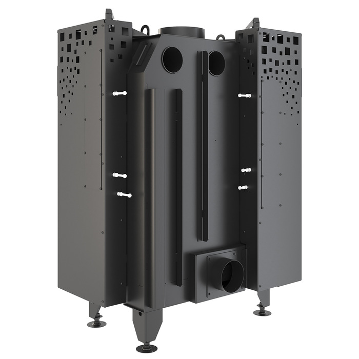 Fireplace insert SAVEN Energy Up 75x50x47L Black (15,1 kW) ECO. Photo 10