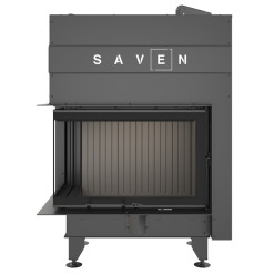 Fireplace insert SAVEN Energy Up 75x50x47L Black (15,1 kW) ECO. Photo 6
