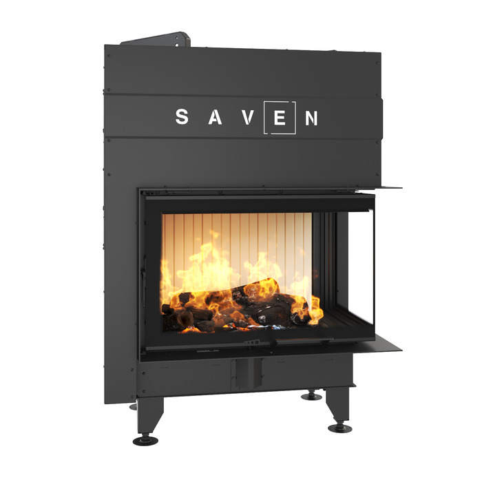 Fireplace insert SAVEN Energy Up 75x50x47R (15,1 kW) ECO. Photo 3D