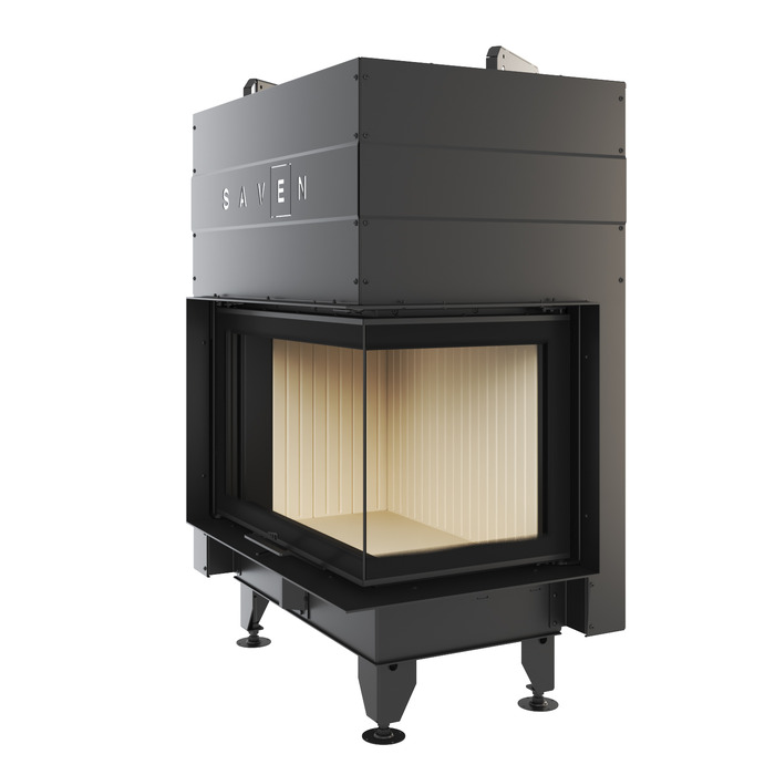 Fireplace insert SAVEN Energy Up 75x50x47R (15,1 kW) ECO. Photo 3D