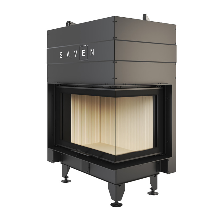 Fireplace insert SAVEN Energy Up 75x50x47R (15,1 kW) ECO. Photo 3D