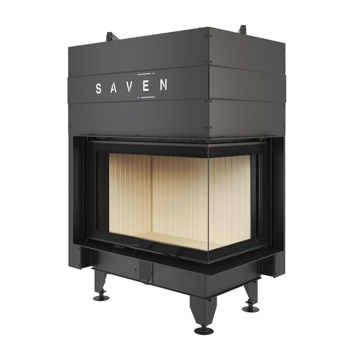 Fireplace insert SAVEN Energy Up 75x50x47R (15,1 kW) ECO. Photo 3D