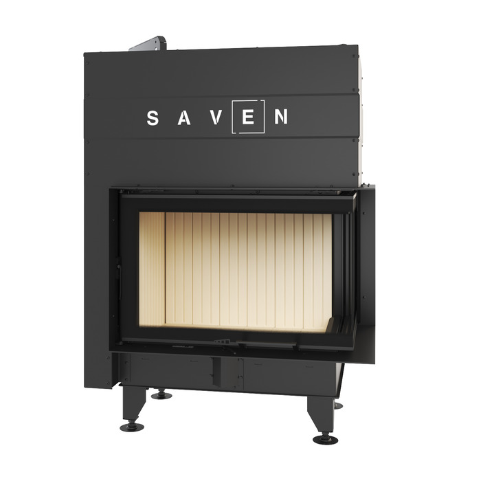 Fireplace insert SAVEN Energy Up 75x50x47R (15,1 kW) ECO. Photo 3D