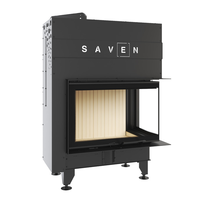 Fireplace insert SAVEN Energy Up 75x50x47R (15,1 kW) ECO. Photo 3D