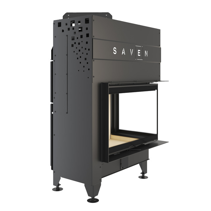 Fireplace insert SAVEN Energy Up 75x50x47R (15,1 kW) ECO. Photo 3D