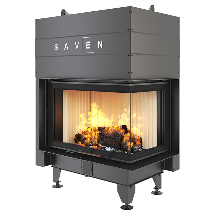Fireplace insert SAVEN Energy Up 75x50x47R (15,1 kW) ECO