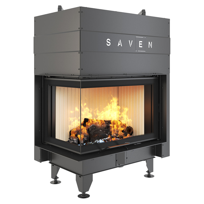 Fireplace insert SAVEN Energy Up 75x50x47L (15,1 kW) ECO