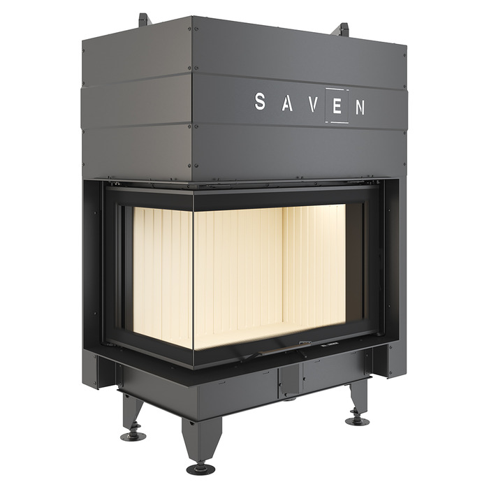 Fireplace insert SAVEN Energy Up 75x50x47L (15,1 kW) ECO. Photo 8
