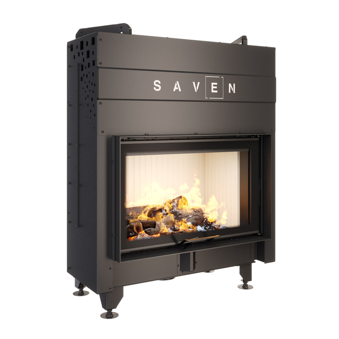 Fireplace insert SAVEN Energy Up 80x50 (17,0 kW) ECO. Photo 3D
