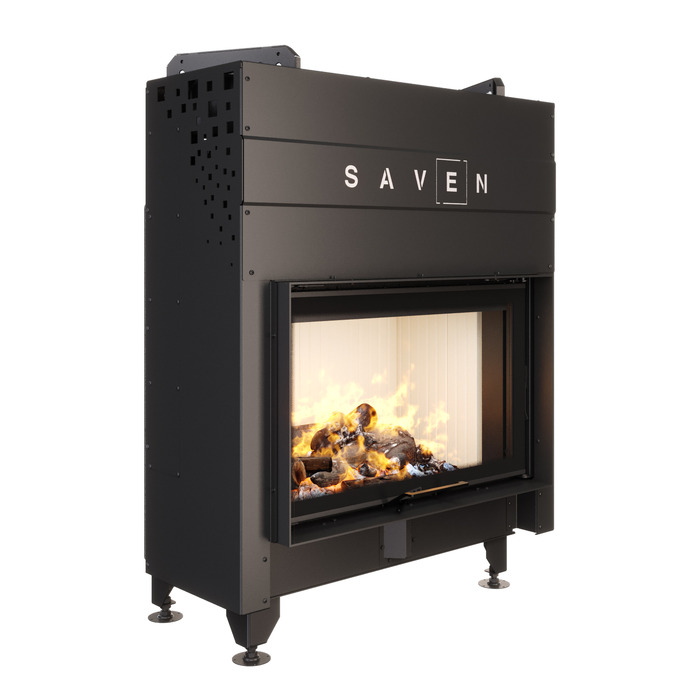 Fireplace insert SAVEN Energy Up 80x50 (17,0 kW) ECO. Photo 3D