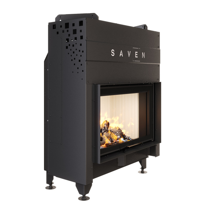 Fireplace insert SAVEN Energy Up 80x50 (17,0 kW) ECO. Photo 3D