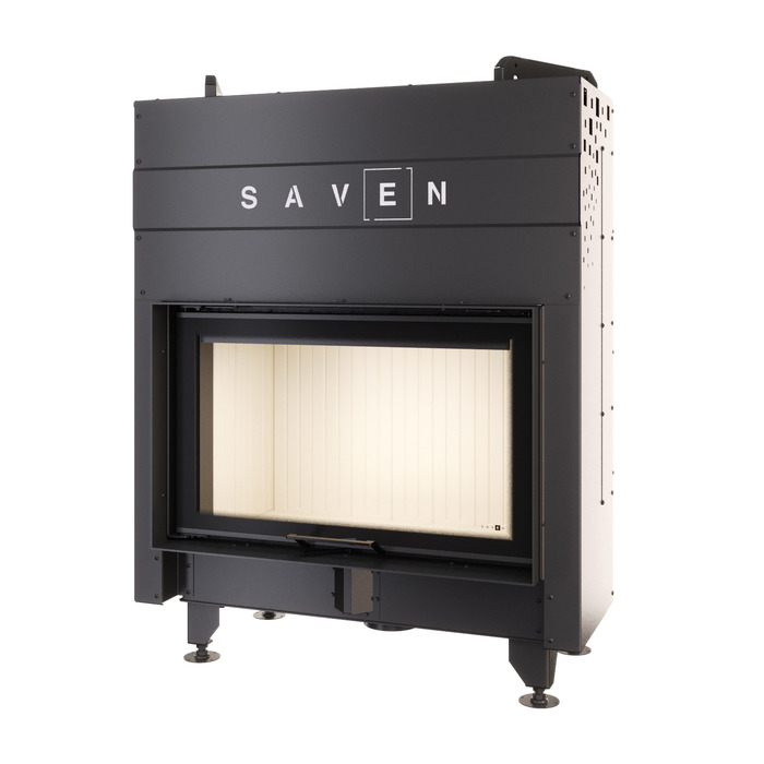 Fireplace insert SAVEN Energy Up 80x50 (17,0 kW) ECO. Photo 3D