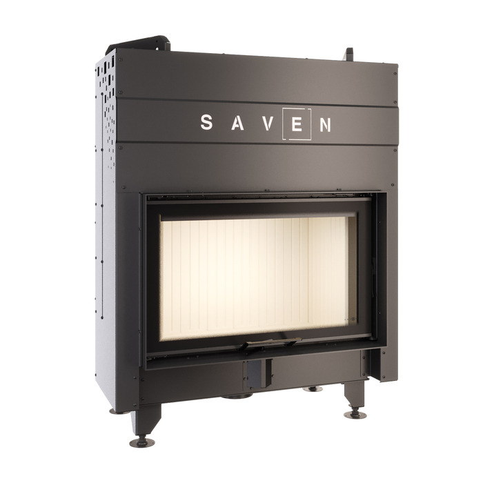 Fireplace insert SAVEN Energy Up 80x50 (17,0 kW) ECO. Photo 3D