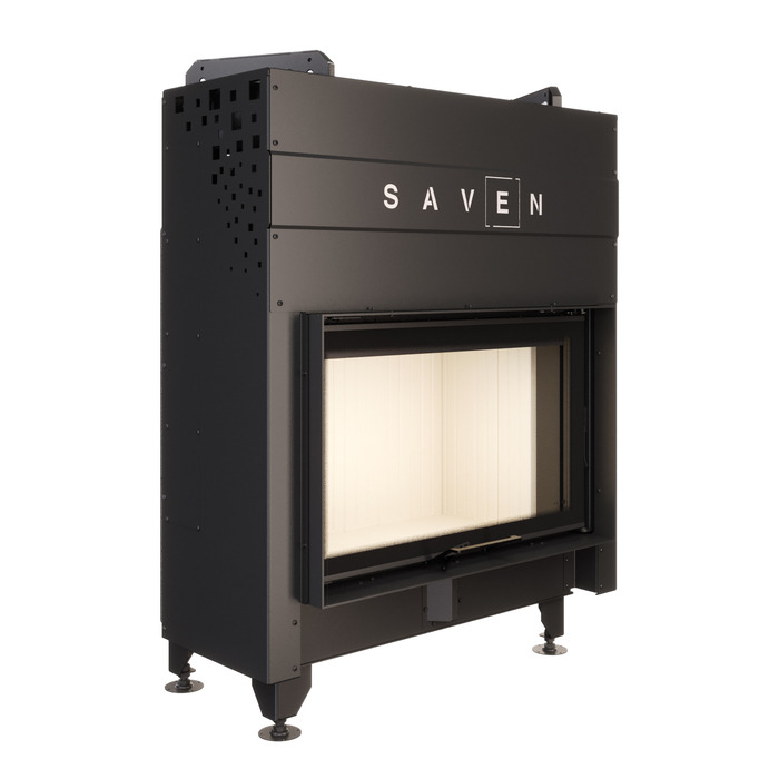 Fireplace insert SAVEN Energy Up 80x50 (17,0 kW) ECO. Photo 3D
