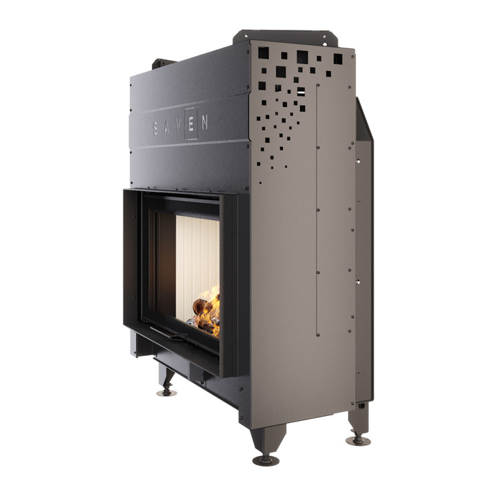 Fireplace insert SAVEN Energy Up 80x50 (17,0 kW) ECO. Photo 3D