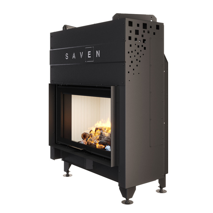 Fireplace insert SAVEN Energy Up 80x50 (17,0 kW) ECO. Photo 3D