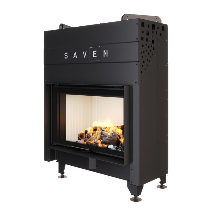 Fireplace insert SAVEN Energy Up 80x50 (17,0 kW) ECO. Photo 3D