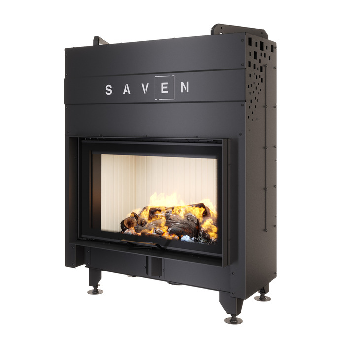 Fireplace insert SAVEN Energy Up 80x50 (17,0 kW) ECO. Photo 3D
