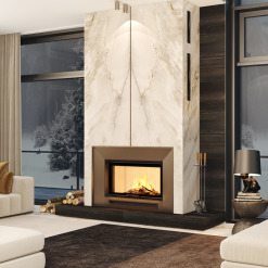 Fireplace insert SAVEN Energy Up 80x50 (17,0 kW) ECO. Photo 3