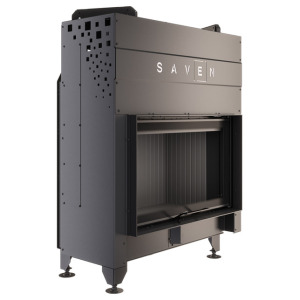 Fireplace insert SAVEN Energy Up 80x50 Black (17,0 kW) ECO. Photo 7