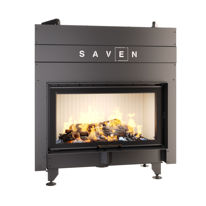 Fireplace insert SAVEN Energy Up 90x50 (19,0 kW) ECO. Photo 3D