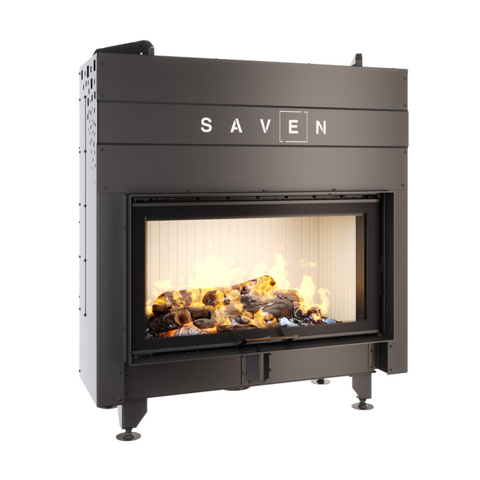 Fireplace insert SAVEN Energy Up 90x50 (19,0 kW) ECO. Photo 3D
