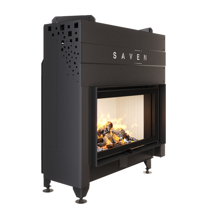 Fireplace insert SAVEN Energy Up 90x50 (19,0 kW) ECO. Photo 3D
