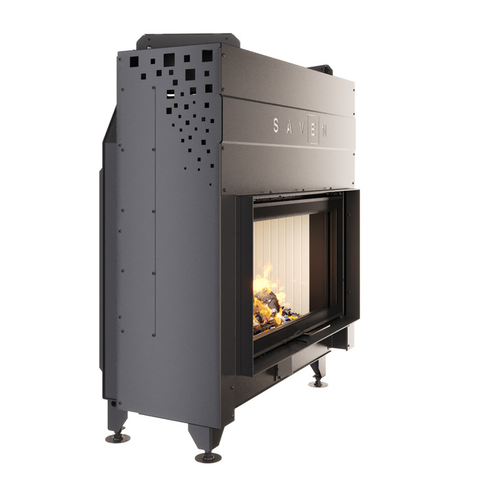 Fireplace insert SAVEN Energy Up 90x50 (19,0 kW) ECO. Photo 3D