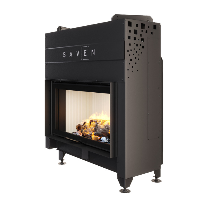 Fireplace insert SAVEN Energy Up 90x50 (19,0 kW) ECO. Photo 3D