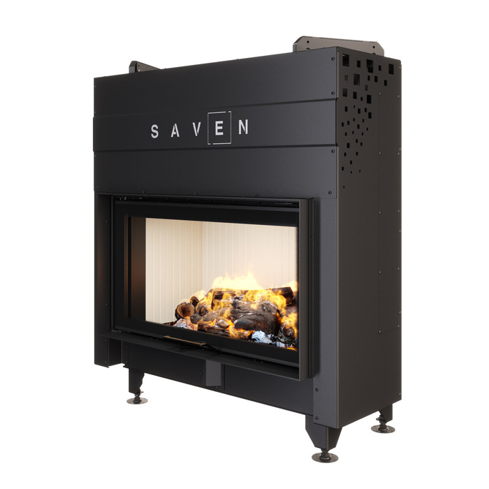 Fireplace insert SAVEN Energy Up 90x50 (19,0 kW) ECO. Photo 3D