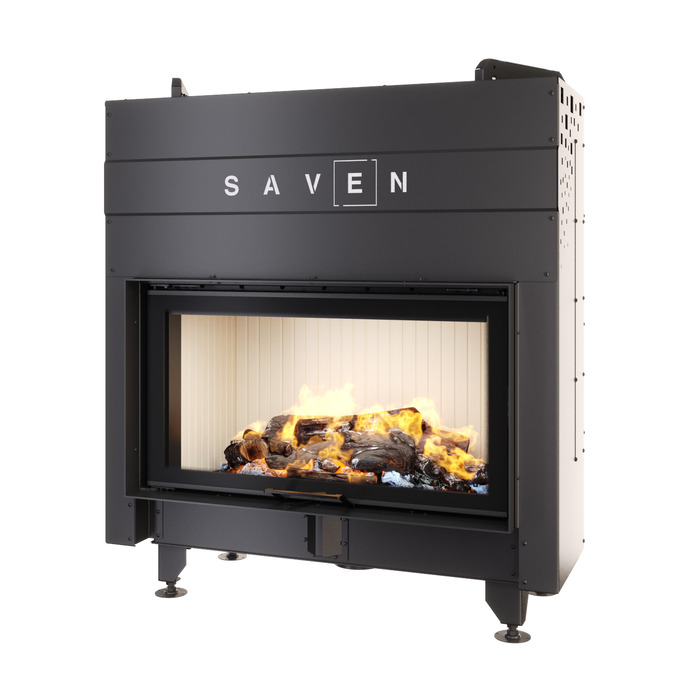 Fireplace insert SAVEN Energy Up 90x50 (19,0 kW) ECO. Photo 3D