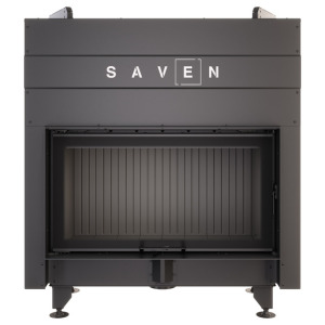 Fireplace insert SAVEN Energy Up 90x50 Black (19,0 kW) ECO. Photo 6