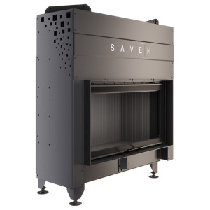 Fireplace insert SAVEN Energy Up 90x50 Black (19,0 kW) ECO. Photo 7