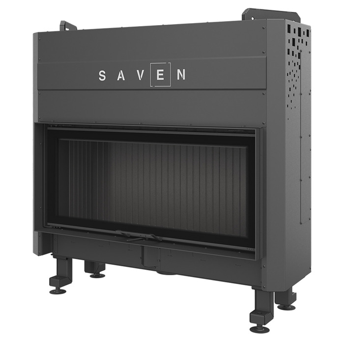 Fireplace insert SAVEN Balance Up 110x50 Black ECO. Photo 5