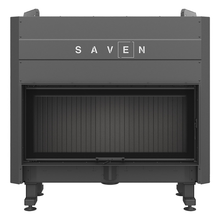 Fireplace insert SAVEN Balance Up 110x50 Black ECO. Photo 4