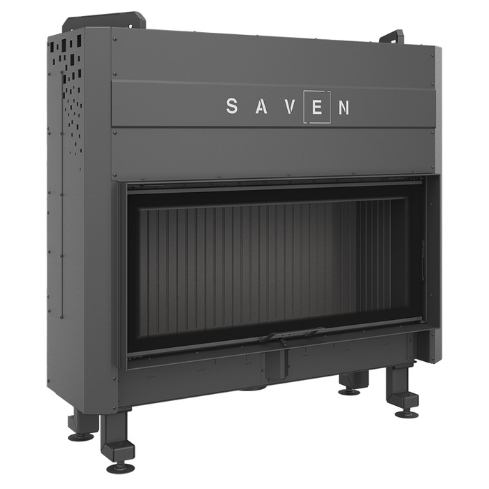 Fireplace insert SAVEN Balance Up 110x50 Black ECO. Photo 6
