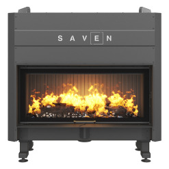 Wkład kominkowy SAVEN Balance Up 110x50 Black ECO