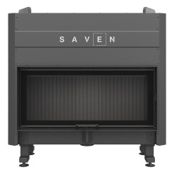 Fireplace insert SAVEN Balance Up 110x50 Black ECO. Photo 4