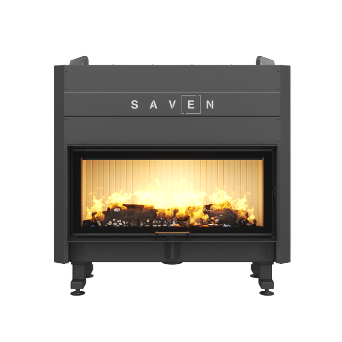 Fireplace insert SAVEN Balance Up 110x50 ECO. Photo 3D