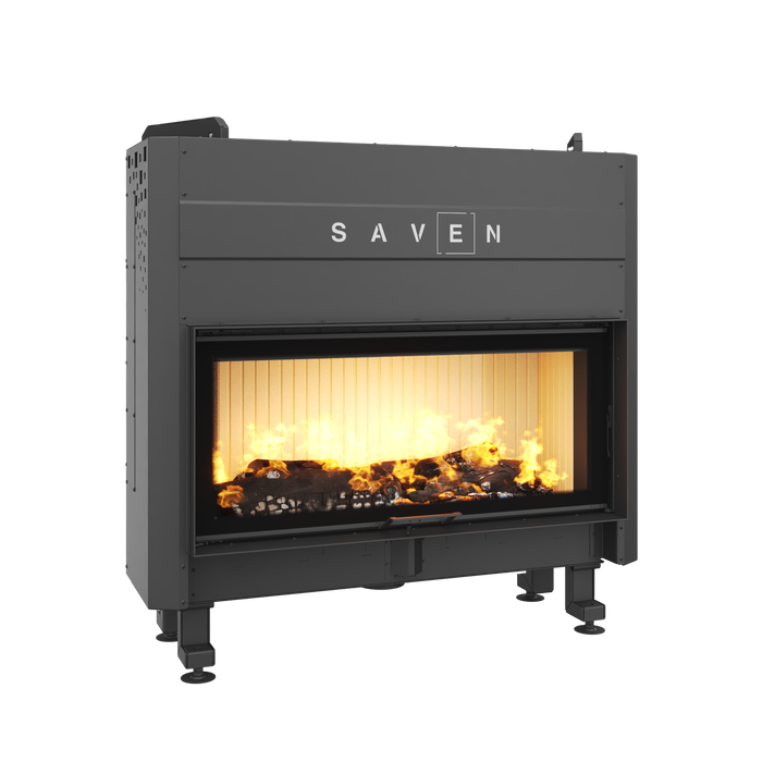 Fireplace insert SAVEN Balance Up 110x50 ECO. Photo 3D