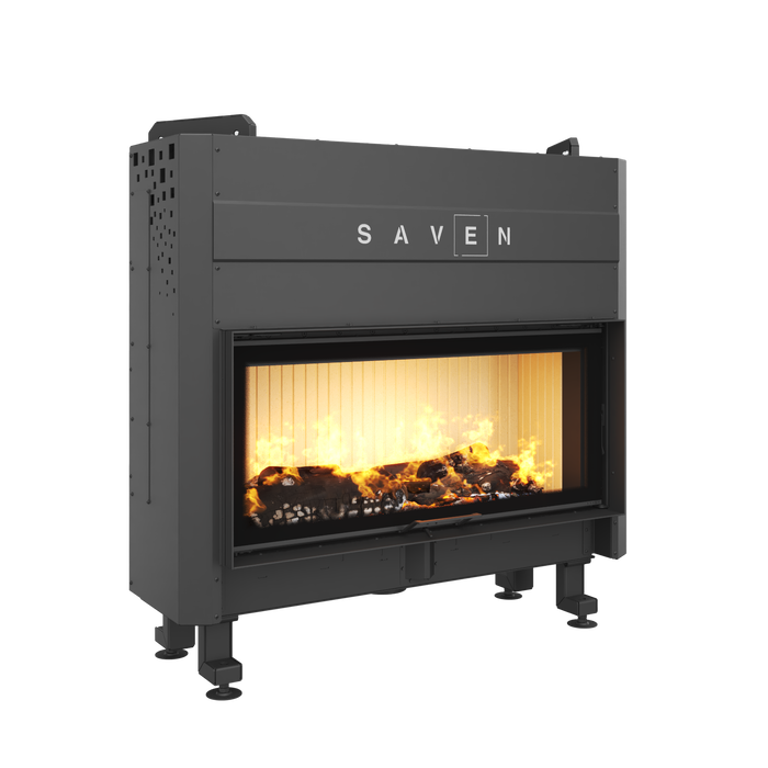 Fireplace insert SAVEN Balance Up 110x50 ECO. Photo 3D