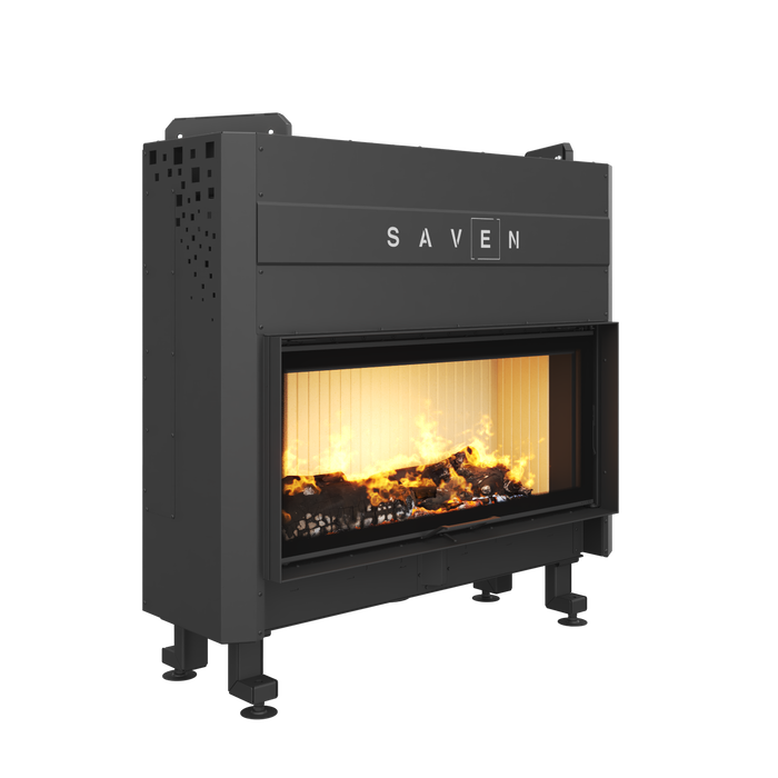 Fireplace insert SAVEN Balance Up 110x50 ECO. Photo 3D