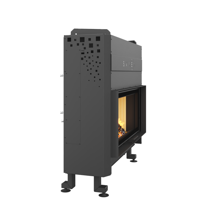 Fireplace insert SAVEN Balance Up 110x50 ECO. Photo 3D