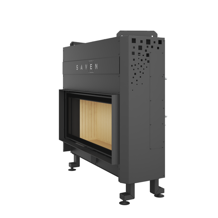 Fireplace insert SAVEN Balance Up 110x50 ECO. Photo 3D