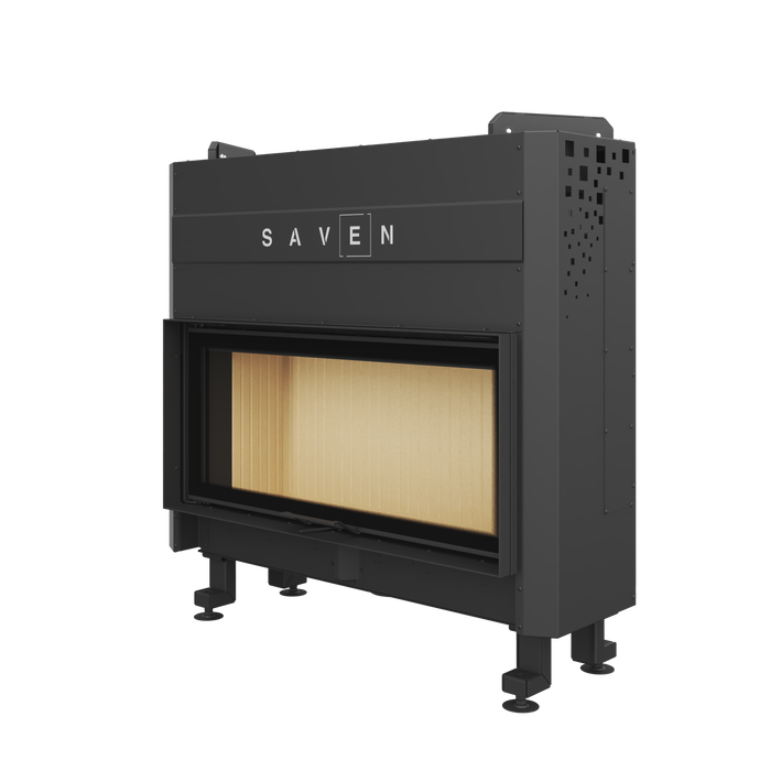 Fireplace insert SAVEN Balance Up 110x50 ECO. Photo 3D