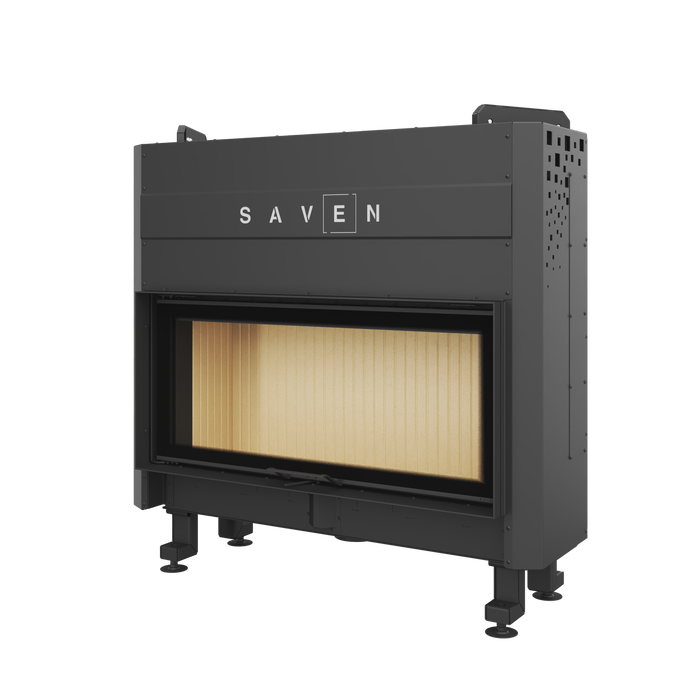 Fireplace insert SAVEN Balance Up 110x50 ECO. Photo 3D